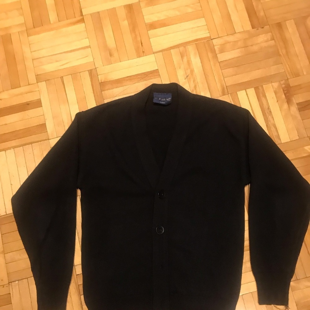 3/15$ Classic Black Kids Cardigan